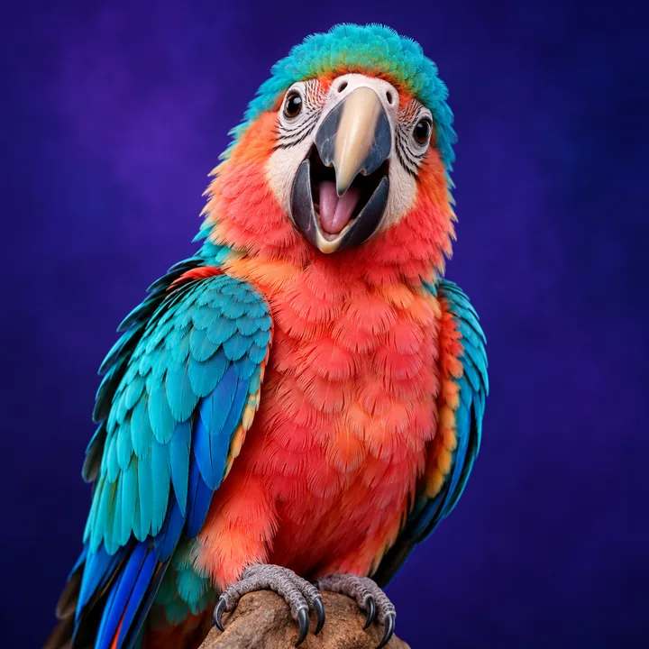 Parrot portrait